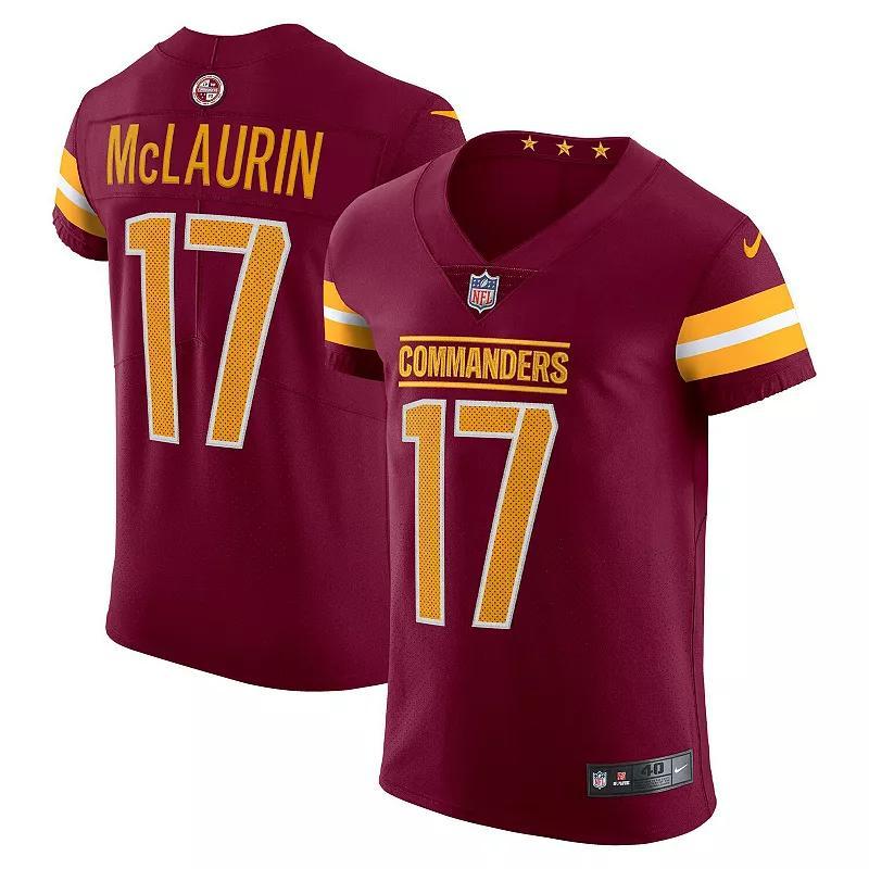 Mens Nike Terry McLaurin Burgundy Washington Commanders Vapor Elite Jersey Product Image