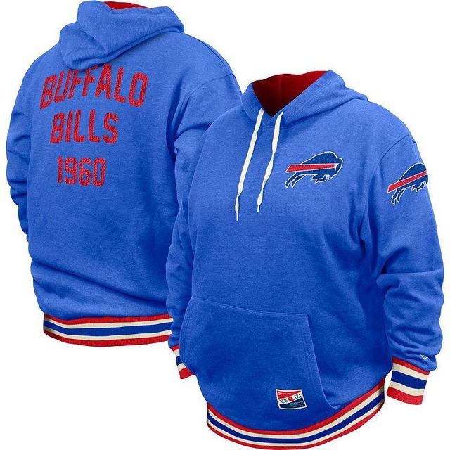 Mens New Era Royal Buffalo Bills Big & Tall NFL Pullover Hoodie Product Image