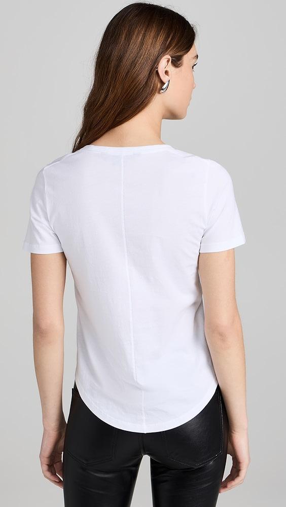 Veronica Beard Jean Cindy V Neck High Low Tee | Shopbop Product Image