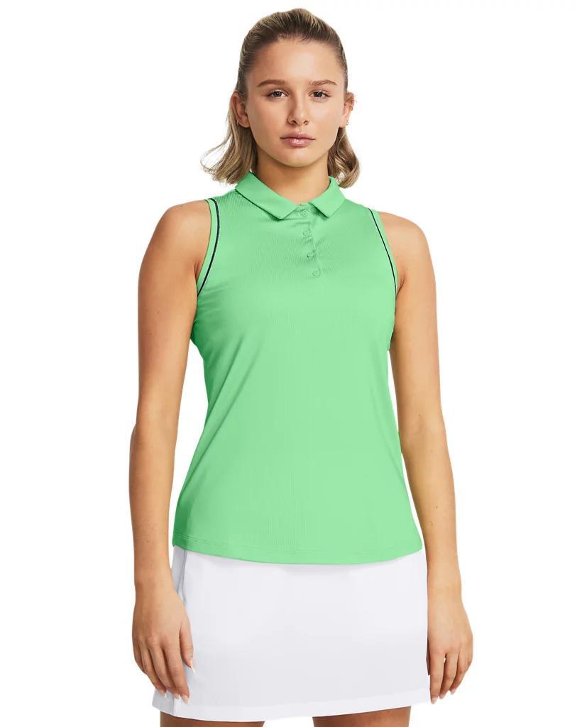 Women's UA Playoff Jacquard Sleeveless Polo product image