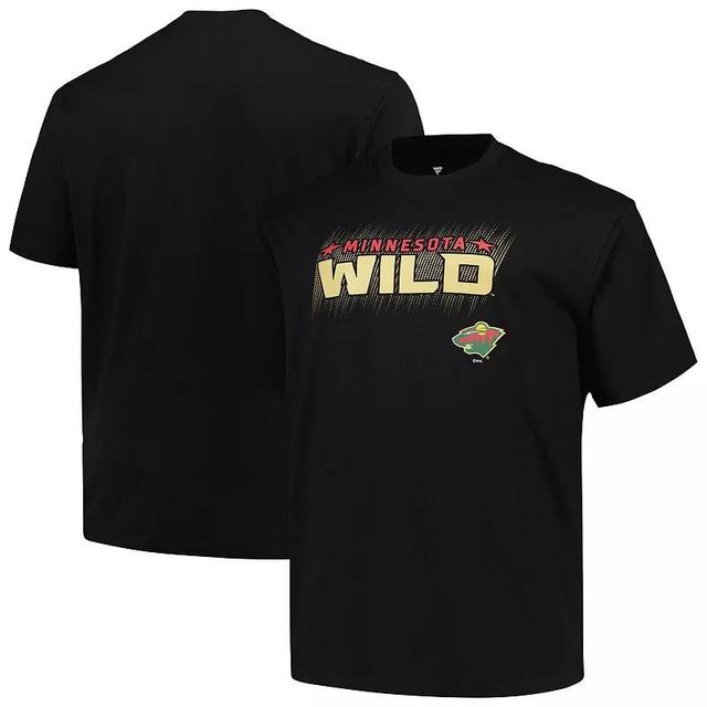 Mens Fanatics Branded Minnesota Wild Big & Tall Wordmark T-Shirt Product Image