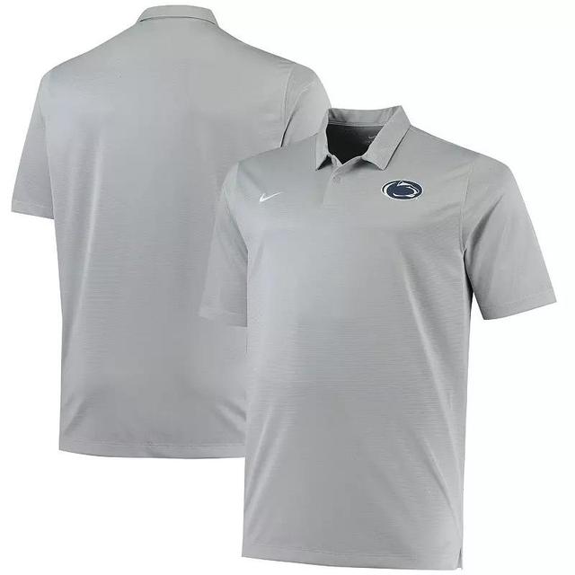 Mens Nike Heathered Gray Penn State Nittany Lions Big & Tall Performance Polo Product Image