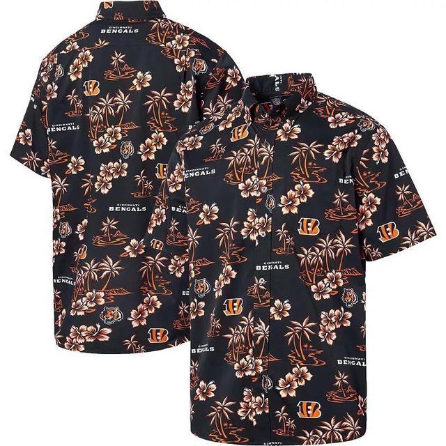 Mens Reyn Spooner Cincinnati Bengals Kekai Button-Up Shirt Product Image