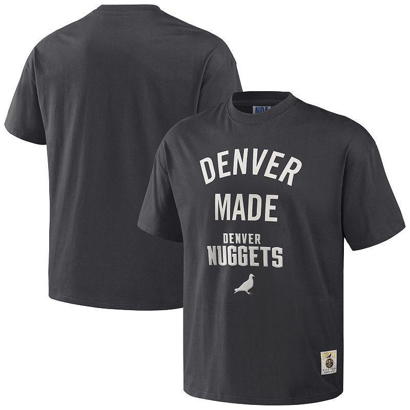 Mens NBA x Staple Anthracite Denver Nuggets Heavyweight Oversized T-Shirt Product Image