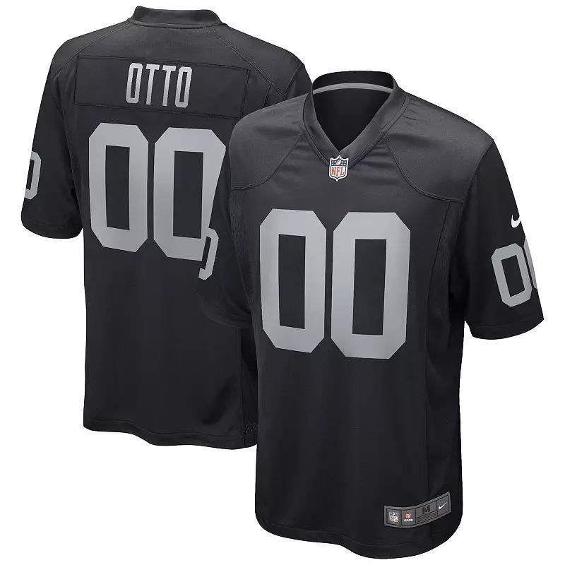 Mens Nike Jim Otto Black Las Vegas Raiders Game Retired Player Jersey Product Image