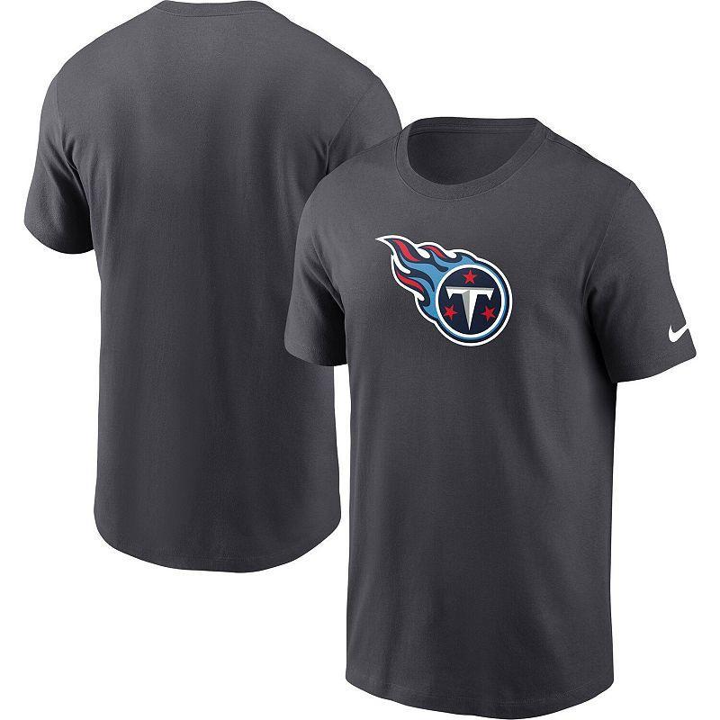 Mens Nike Charcoal Tennessee Titans Primary Logo T-Shirt Product Image