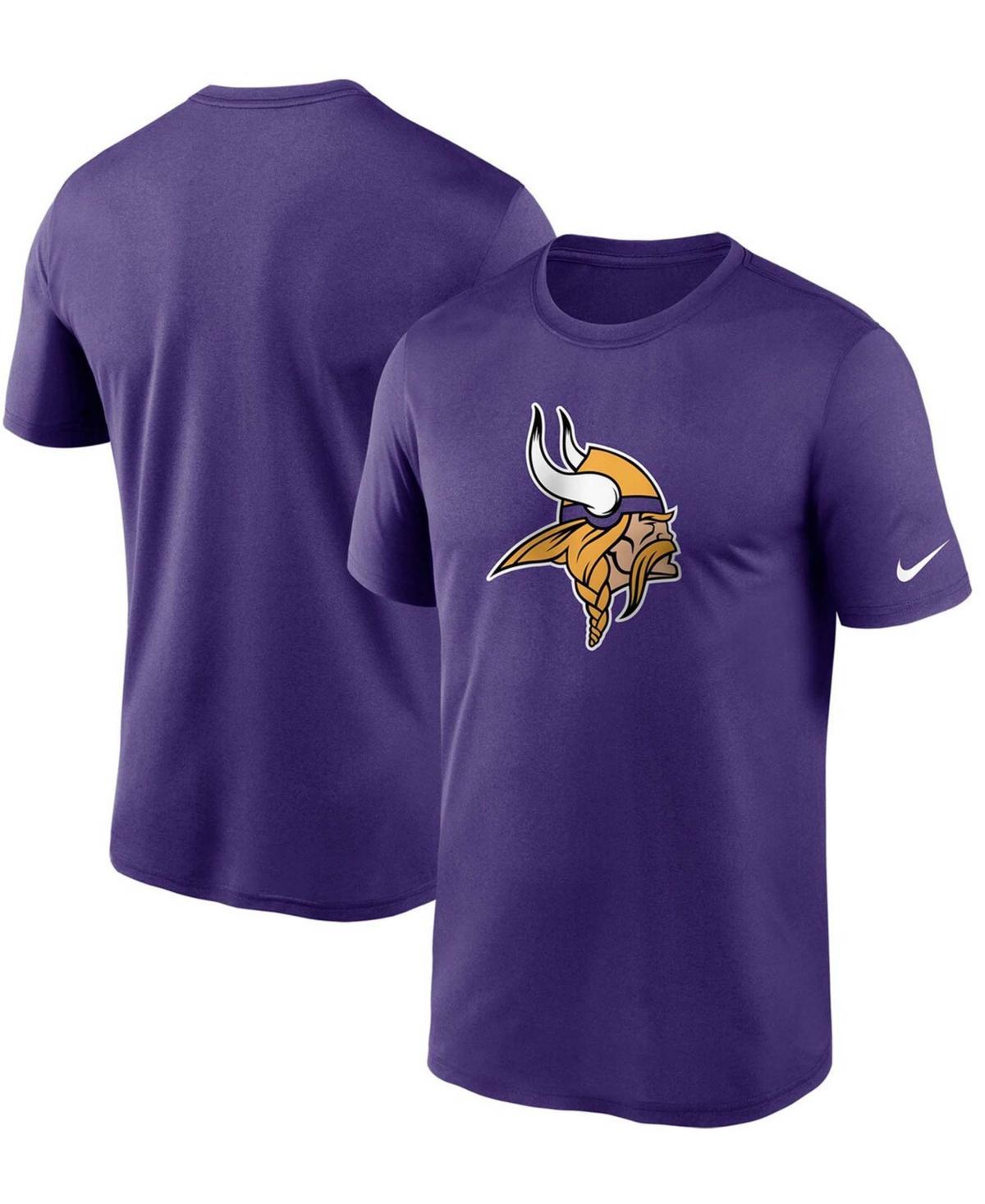 Mens Purple Minnesota Vikings Logo Essential Legend Performance T-shirt Product Image