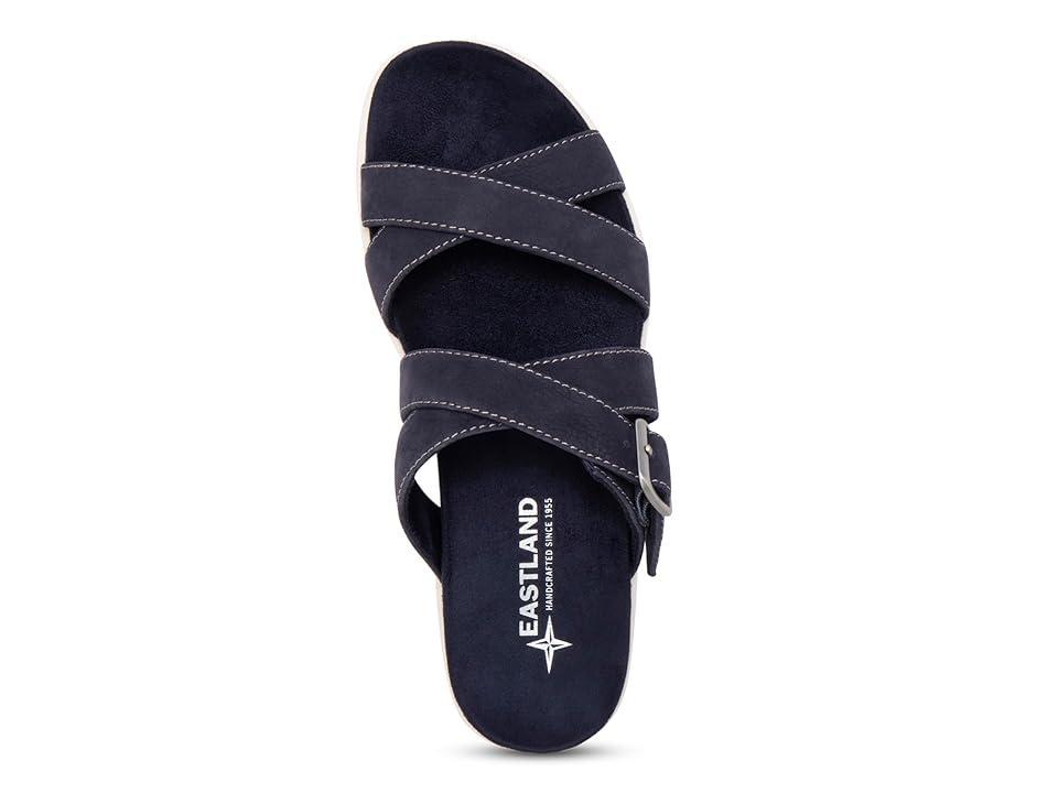 Eastland Machias Womens Buckle Slide Sandals Blue Product Image