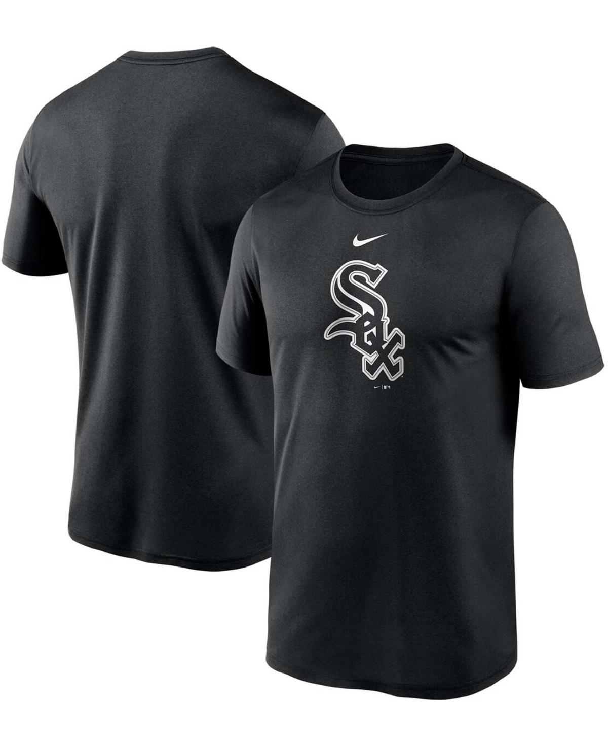 Nike Mens Nike White Sox Large Logo Legend T-Shirt - Mens Black/Black Product Image