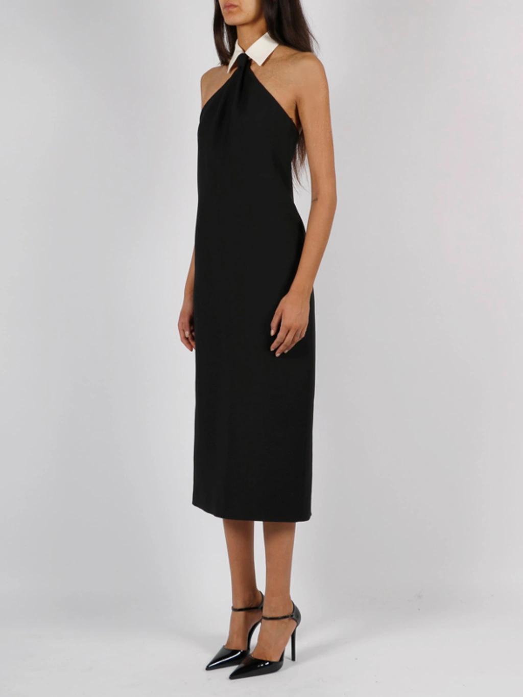 Sleeveless Midi Dress In Black Product Image