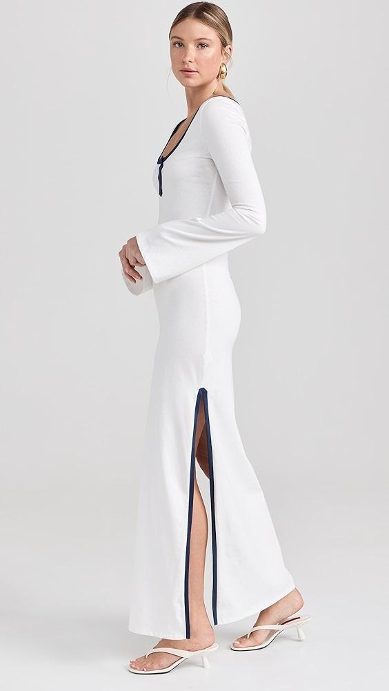 CAROLINE CONSTAS Karla Bell Sleeve Colorblock Maxi Dress | Shopbop Product Image