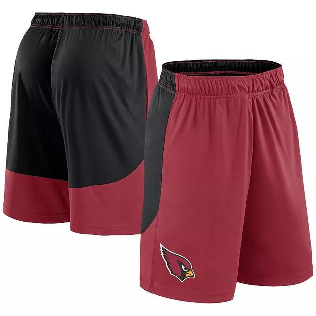 Mens Fanatics Cardinal/Black Arizona Cardinals Go Hard Shorts Product Image