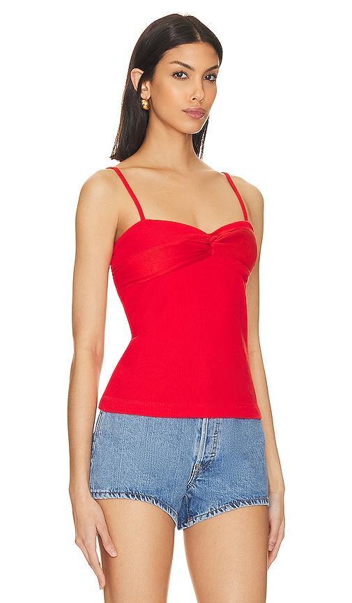 Citizens of Humanity Emi Twist Cami in Red Product Image