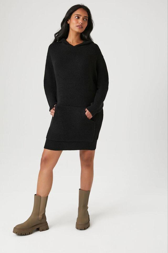 Hooded Mini Sweater Dress | Forever 21 Product Image