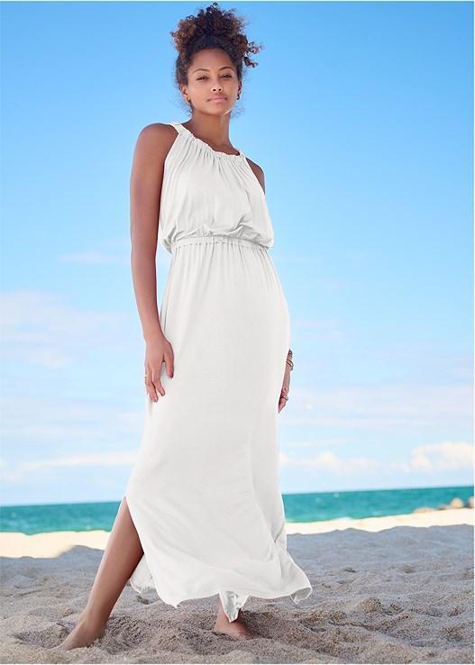 Gathered Neckline Maxi Product Image