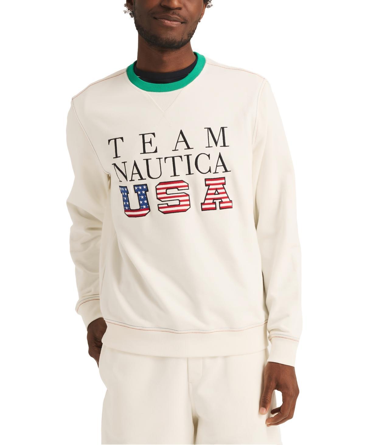 Nautica Mens Classic-Fit Crewneck Sweatshirt Product Image