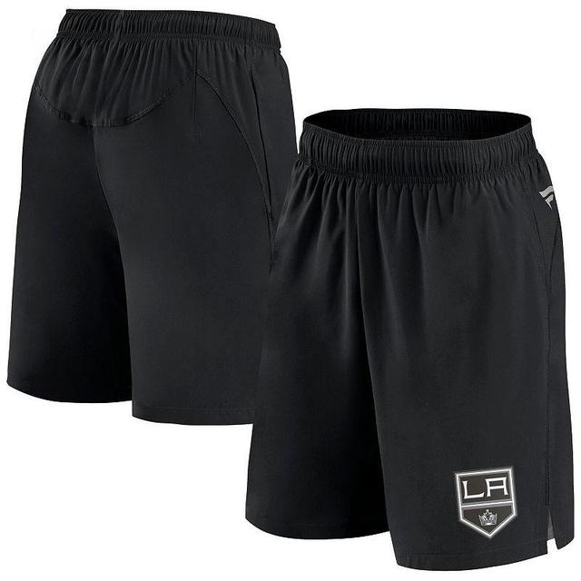 Mens Fanatics Branded Black Los Angeles Kings Authentic Pro Tech Shorts Product Image