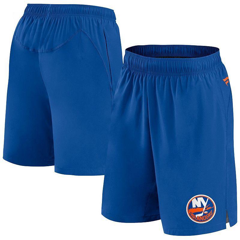 Mens Fanatics Branded Royal New York Islanders Authentic Pro Tech Shorts Blue Product Image