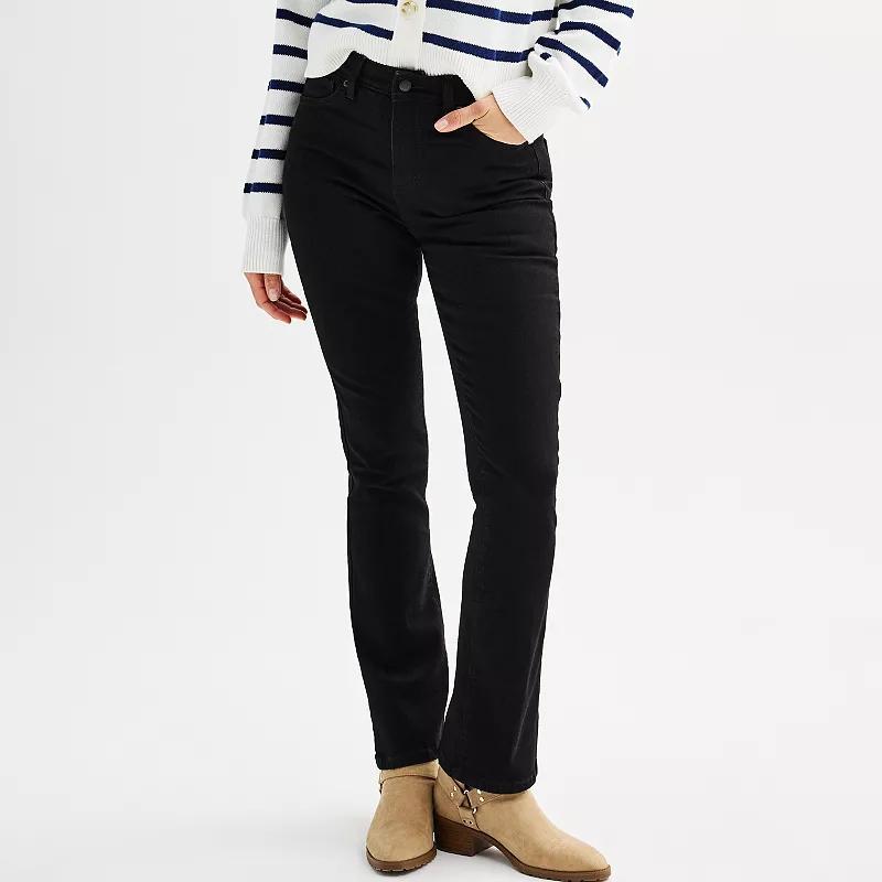 Womens Sonoma Goods For Life Mid Rise Bootcut Jeans Product Image