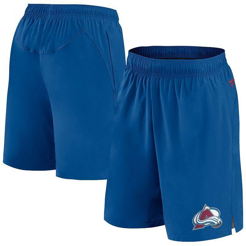 Mens Fanatics Branded Colorado Avalanche Authentic Pro Tech Shorts Product Image