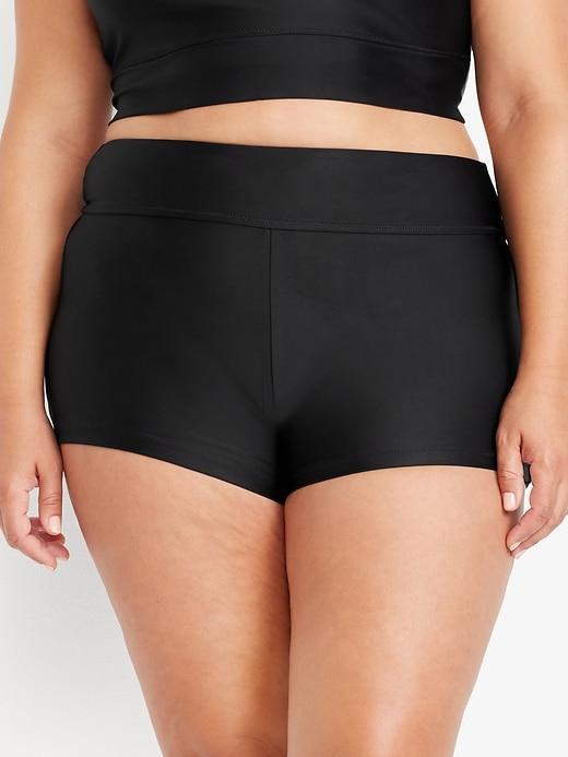 High-Waisted Swim Shorts -- 2-inch inseam Product Image