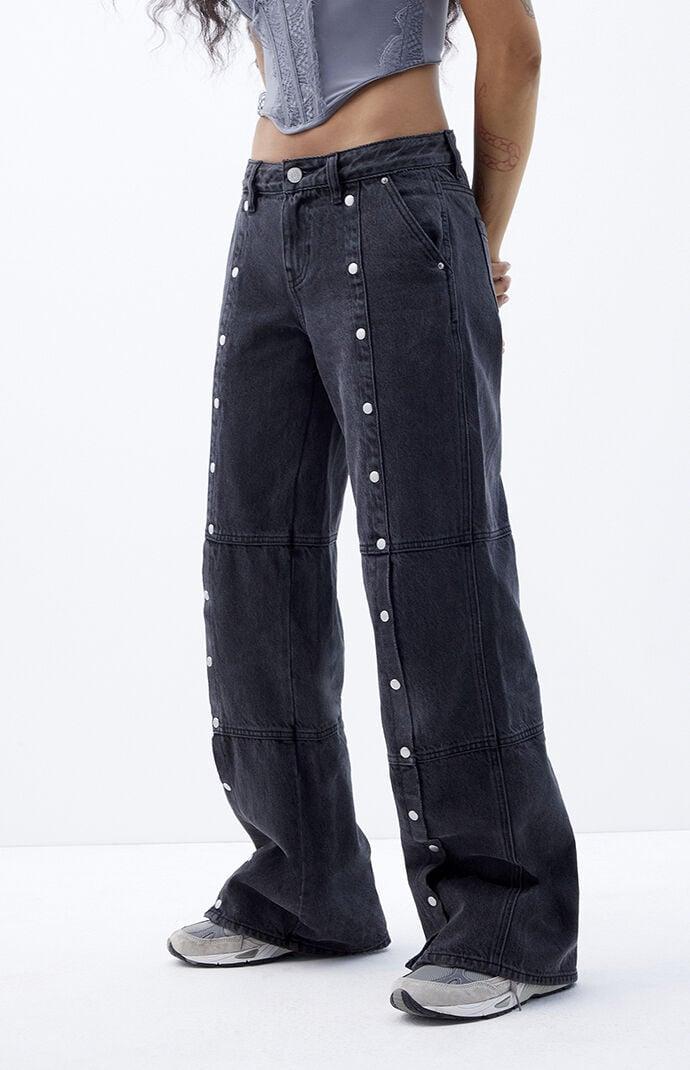 Womens Casey Low Rise Seam Baggy Jeans - product image