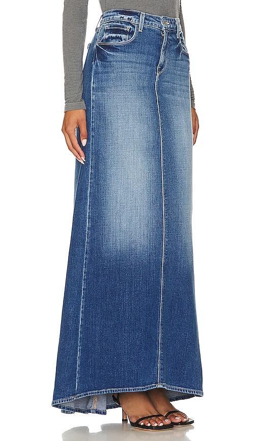 LAGENCE Kailani Mermaid Denim Maxi Skirt Product Image