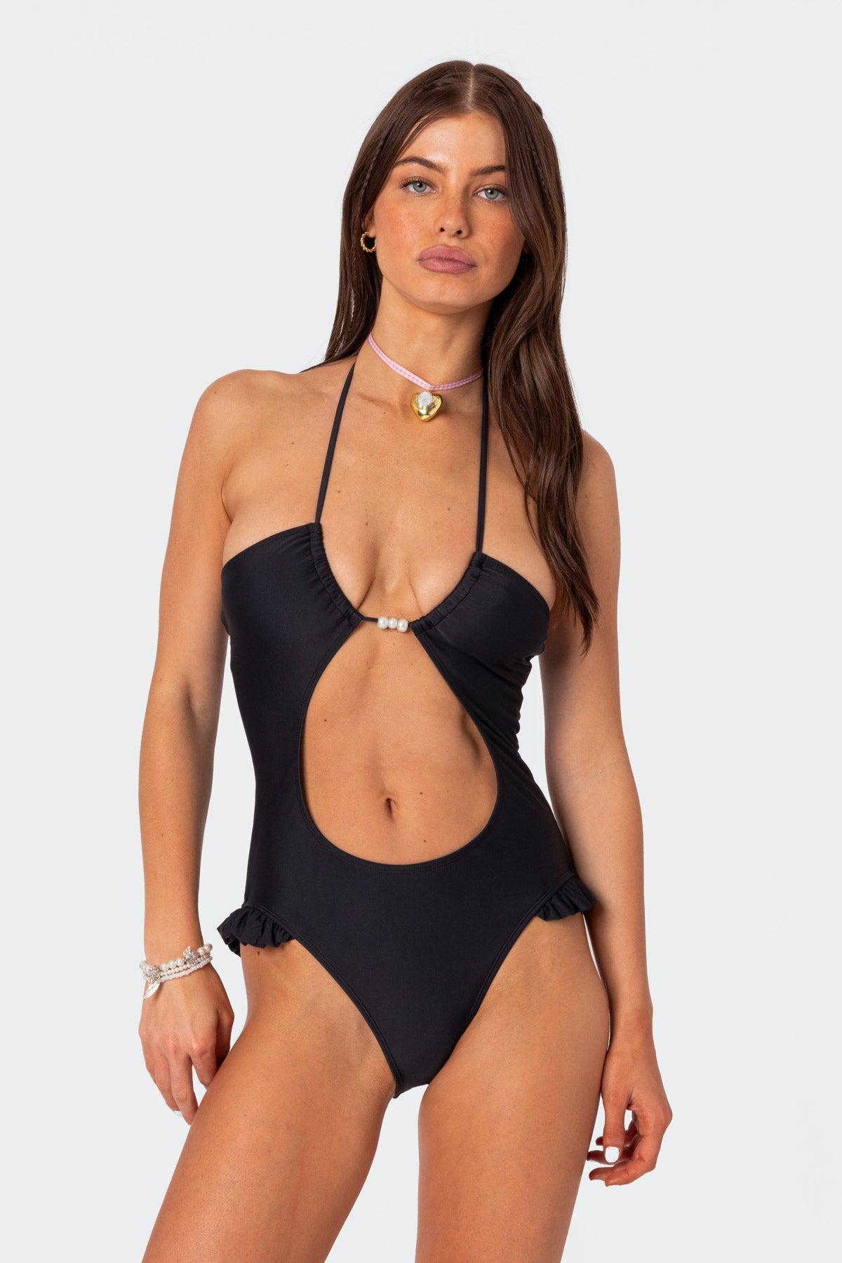 Nea Cut Out One Piece Swimsuit Product Image