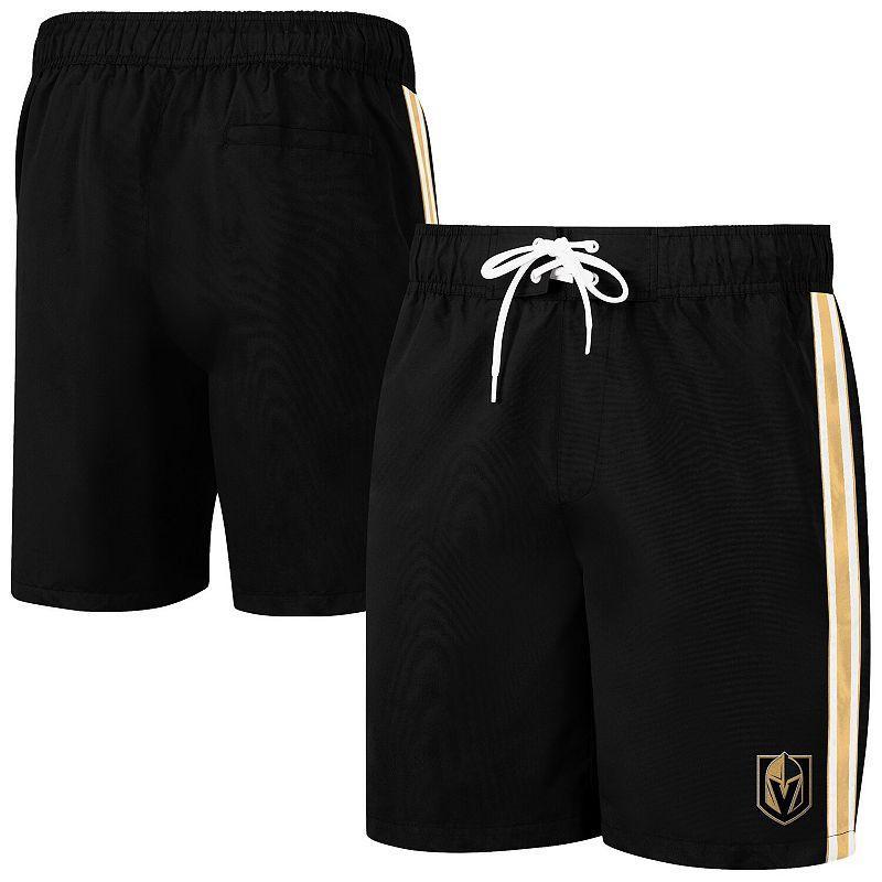 Mens G-III Sports by Carl Banks Black Vegas Golden Knights Sand Beach Swim Shorts Product Image