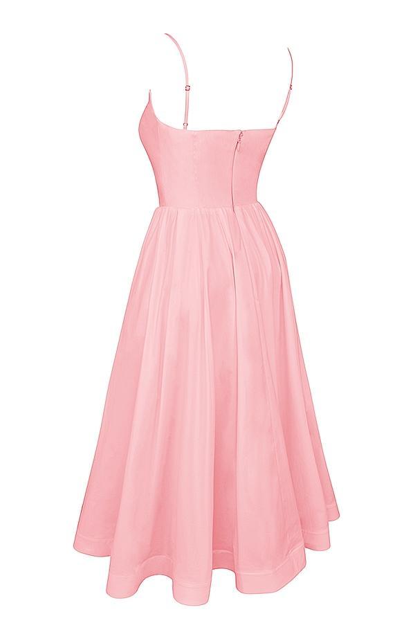 Lolita Rose Pink Cotton Corset Sundress Product Image