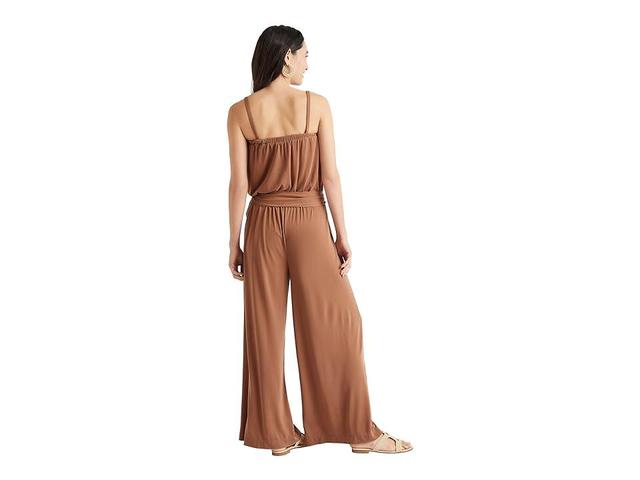 Splendid Arlo Sandwash Jersey Jumpsuit (Henna) Women's Jumpsuit & Rompers One Piece Product Image