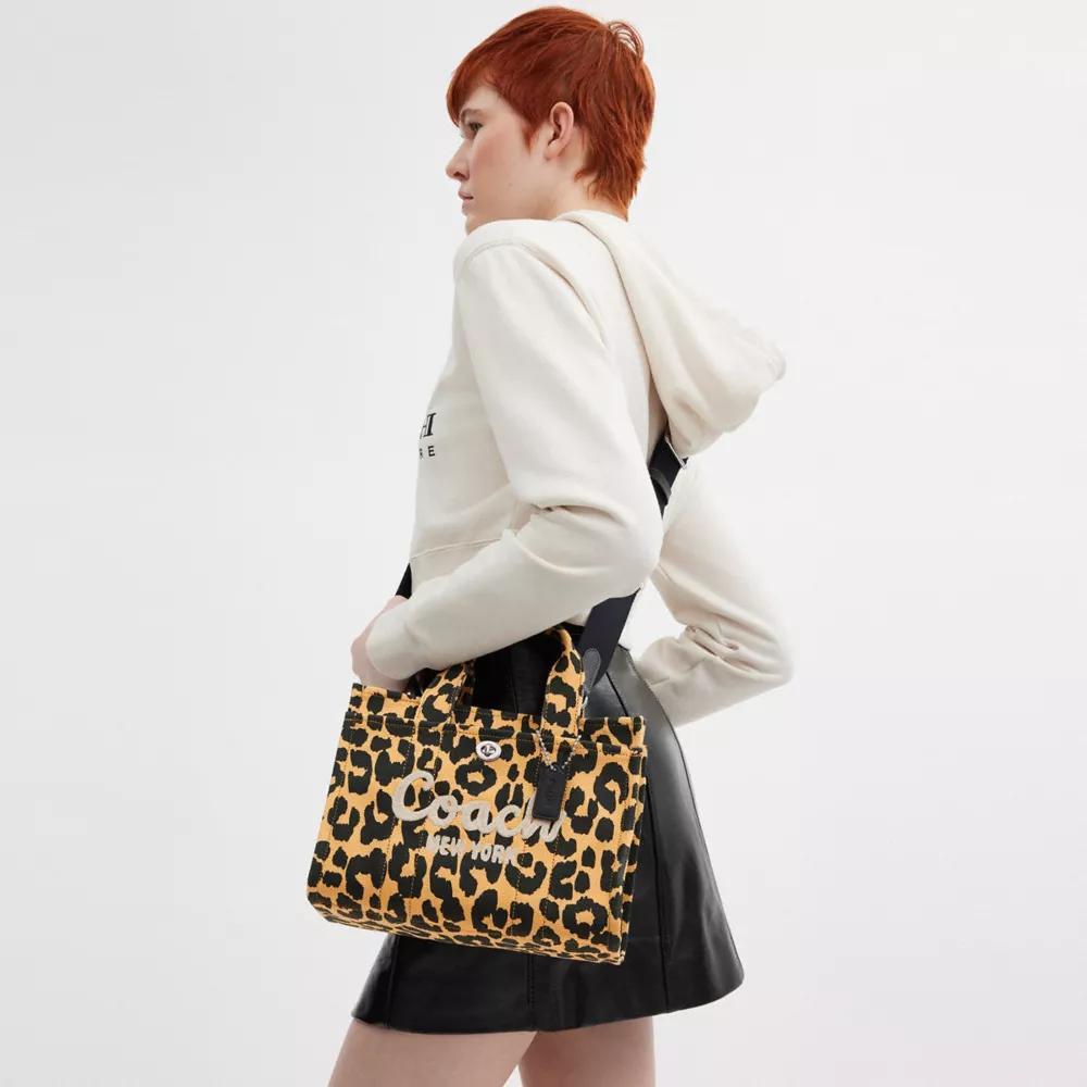 Cargo Tote Bag 26 With Leopard Print Product Image