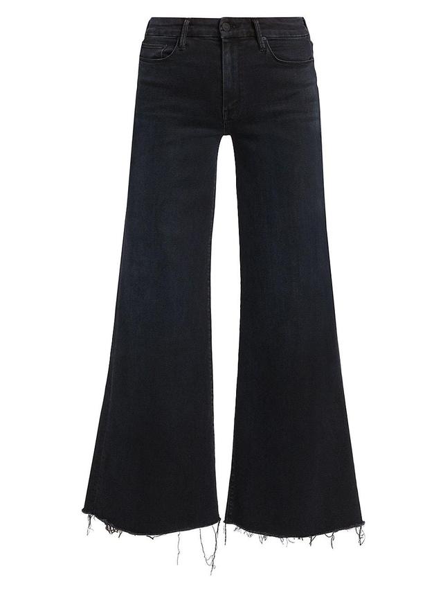 Womens The Roller Fray Wide-Leg Jeans Product Image