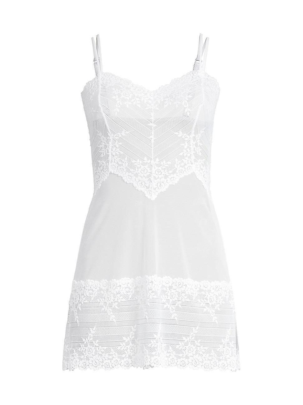 Wacoal Embrace Lace Sheer Chemise Lingerie Nightgown 814191 Product Image