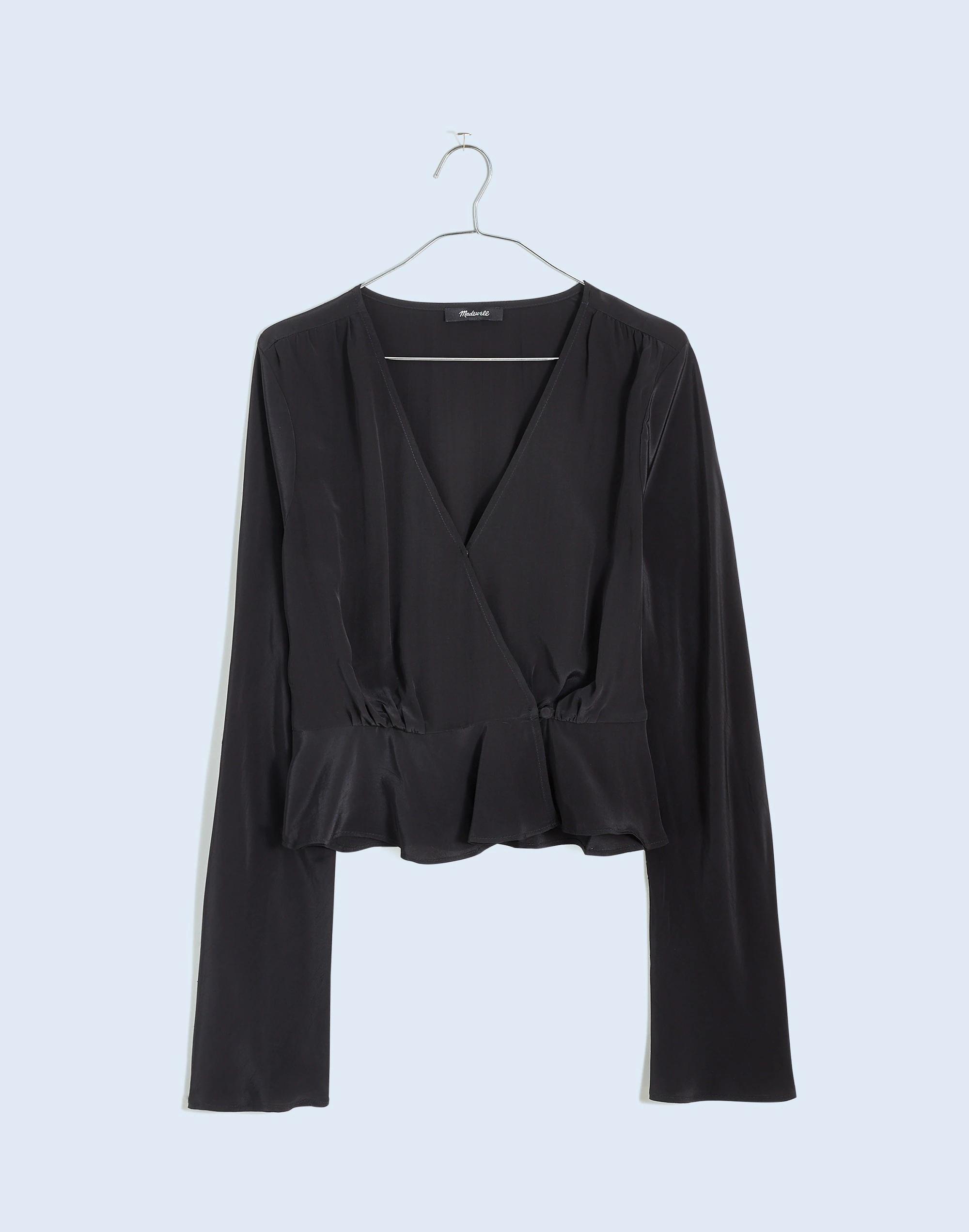 Bell-Sleeve Wrap Top Product Image