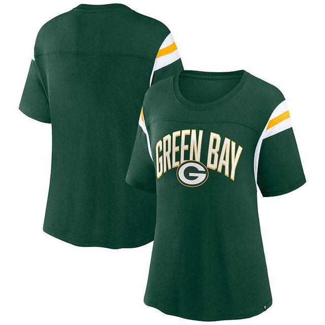 Womens Fanatics Branded Bay Packers Earned Stripes T-Shirt Product Image