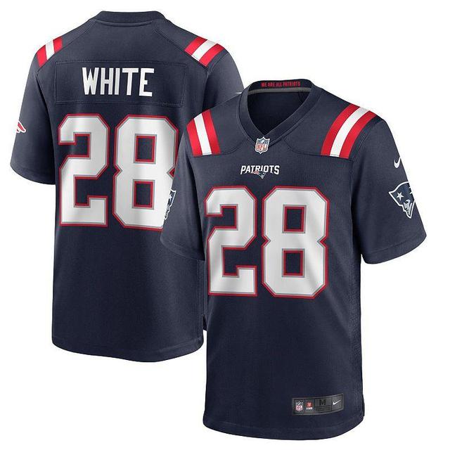 Mens Nike James White New England Patriots Game Player Jersey Blue Product Image