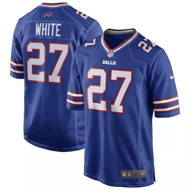 Mens Nike TreDavious White Royal Buffalo Bills Team Game Player Jersey - Royal Product Image