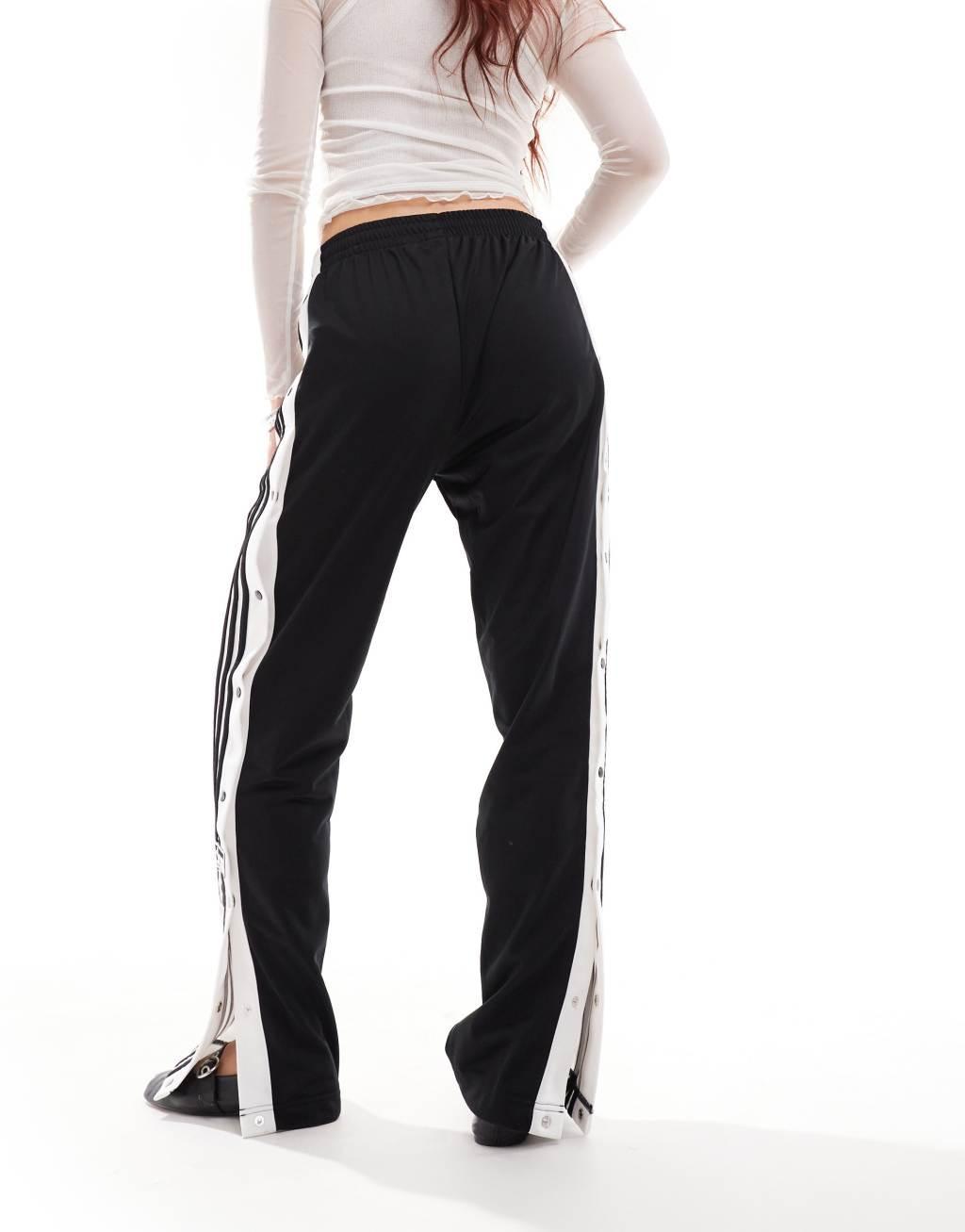 adidas Originals adicolor adibreak side logo track pants in black Product Image