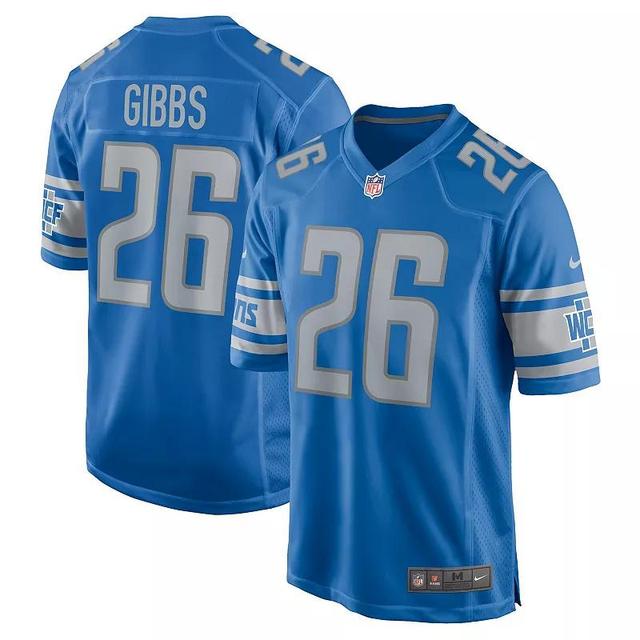 Mens Nike Jahmyr Gibbs Blue Detroit Lions 2023 Nfl Draft First Round Pick Game Jersey - Blue Product Image