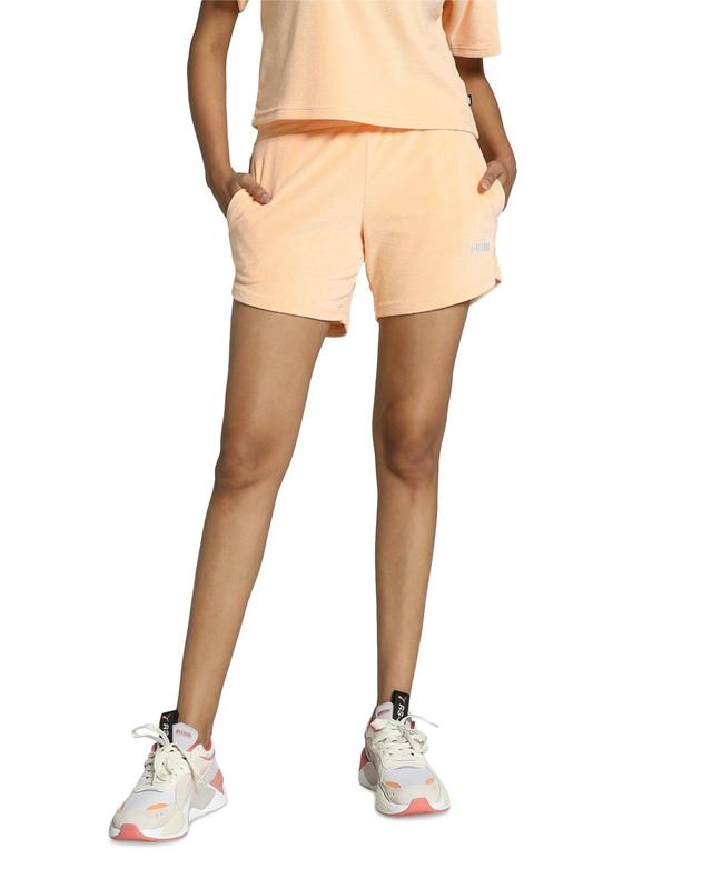 Puma Womens Essential French Terry Shorts Product Image