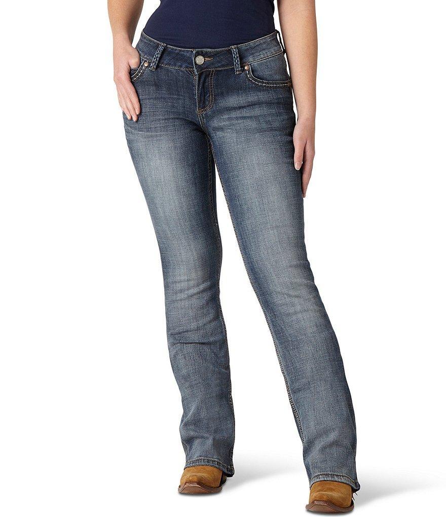 Wrangler® Retro Sadie Low Rise Stitch Pocket Bootcut Jeans product image