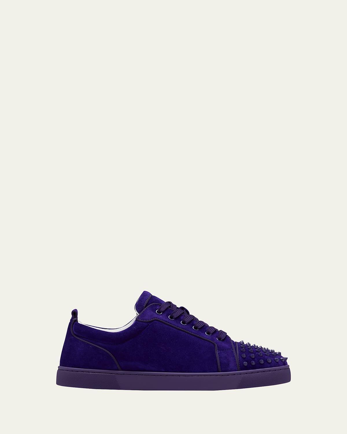 Mens Louis Junior Spikes Low-Top Suede Sneakers Product Image