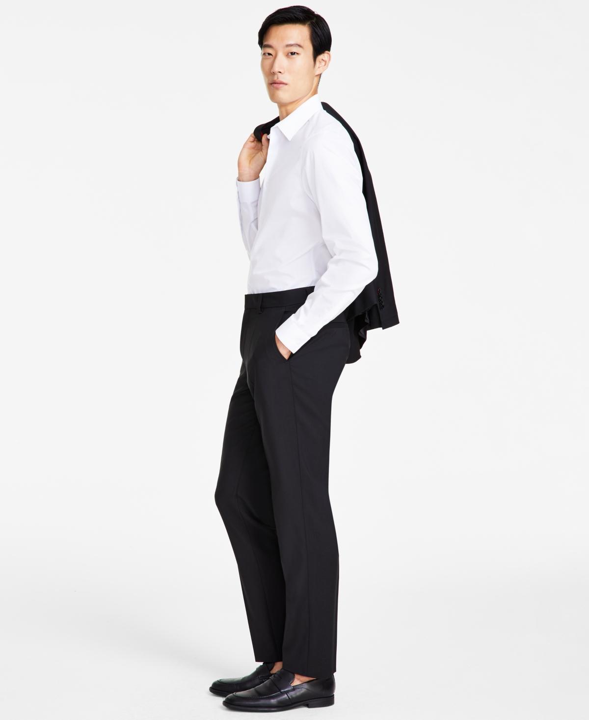 by Hugo Boss Men's Modern-Fit Wool Suit Pants Product Image