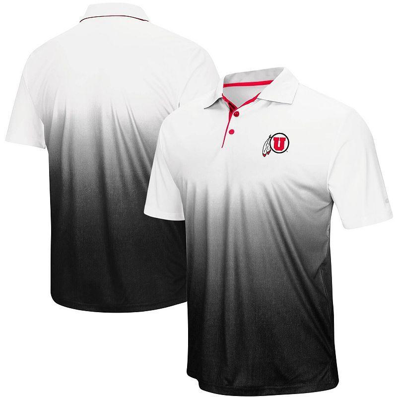 Mens Colosseum Gray Utah Utes Magic Team Logo Polo Product Image