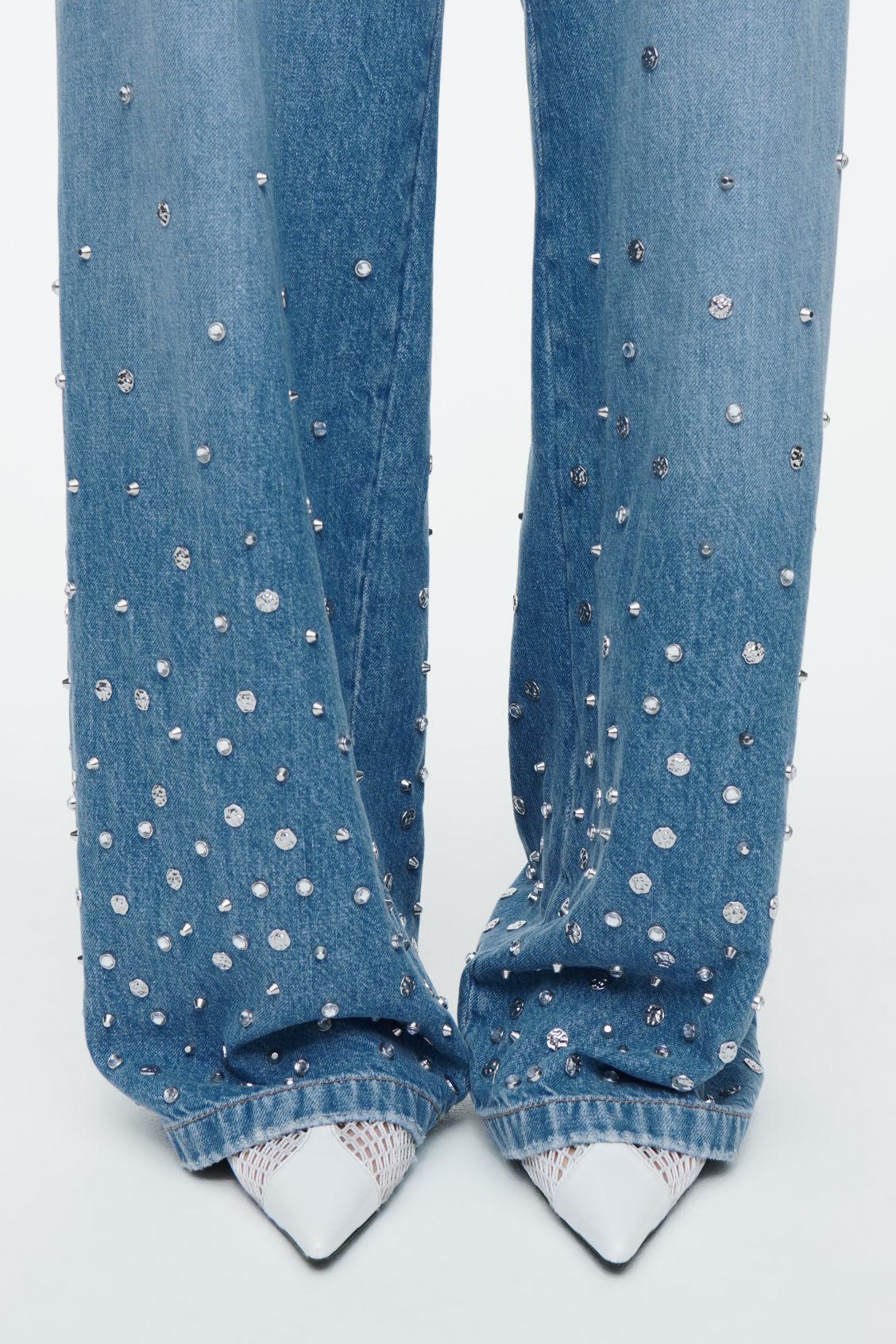 EMBELLISHED JEANS - RELAXED Product Image