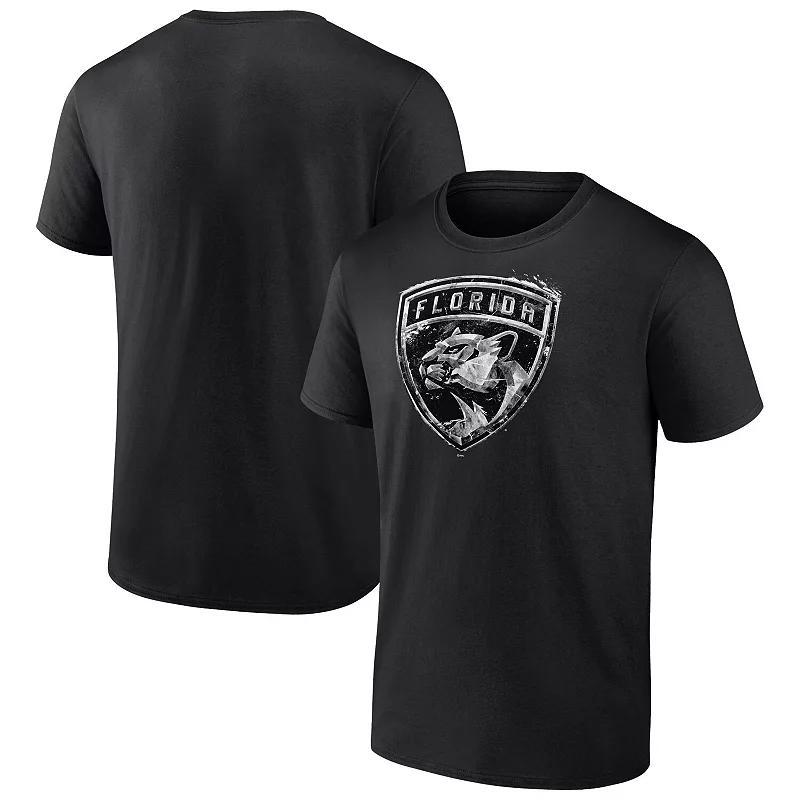 Mens Fanatics Black Florida Panthers Iced Out T-Shirt Product Image