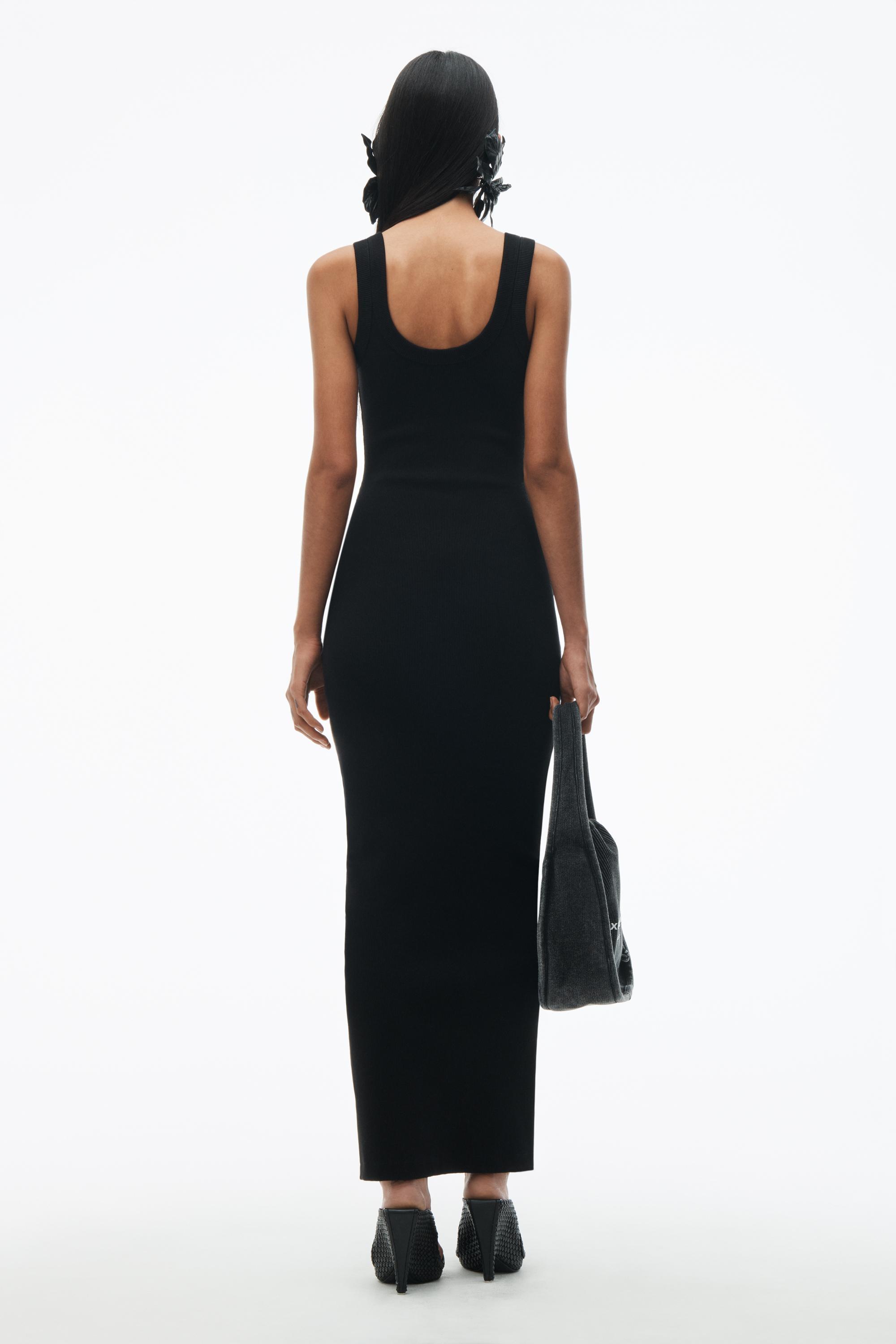 Logo Rib-knit Tank Maxi Dress Product Image