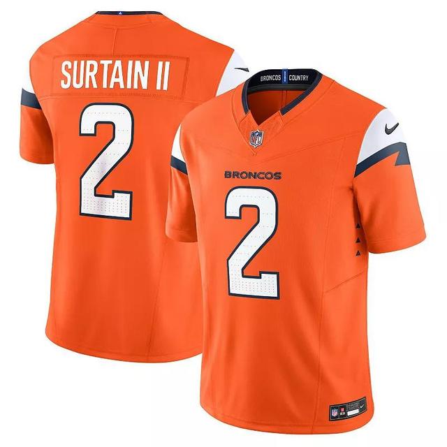 Nike Mens Patrick Surtain Ii Denver Broncos Vapor F.u.s.e. Limited Jersey - Navy Product Image