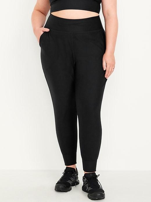 High-Waisted PowerSoft Rib 7/8 Joggers Product Image